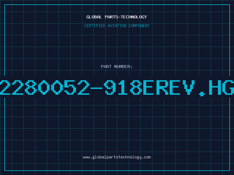Aviation Part 2280052-918EREV.HG