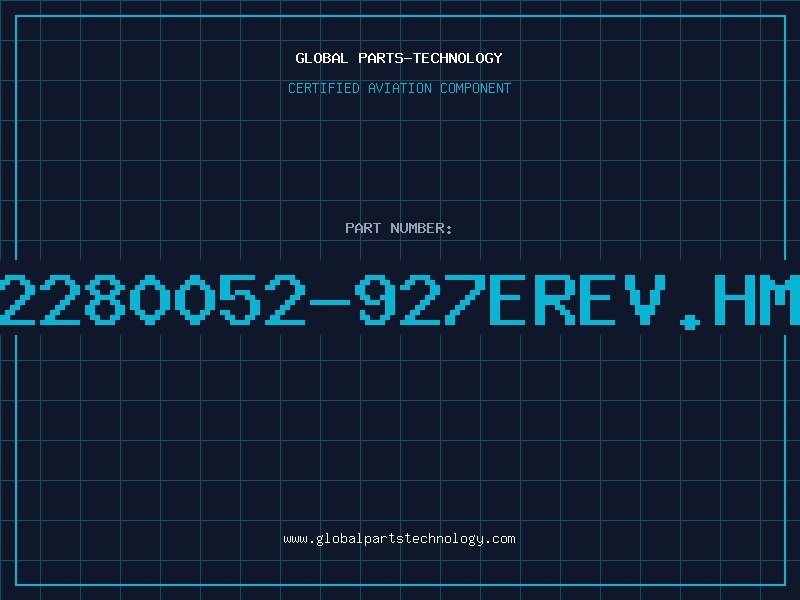 Aviation Part 2280052-927EREV.HM