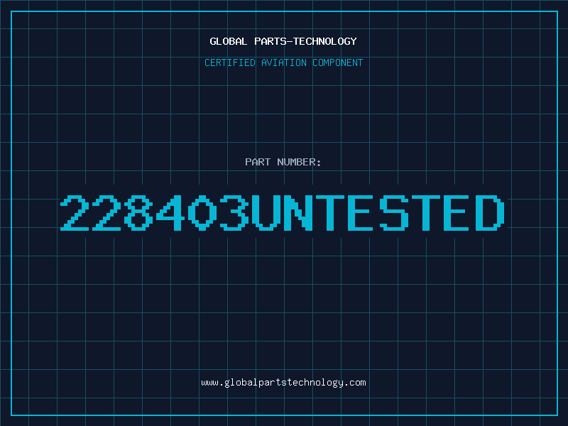 Aviation Part 228403UNTESTED