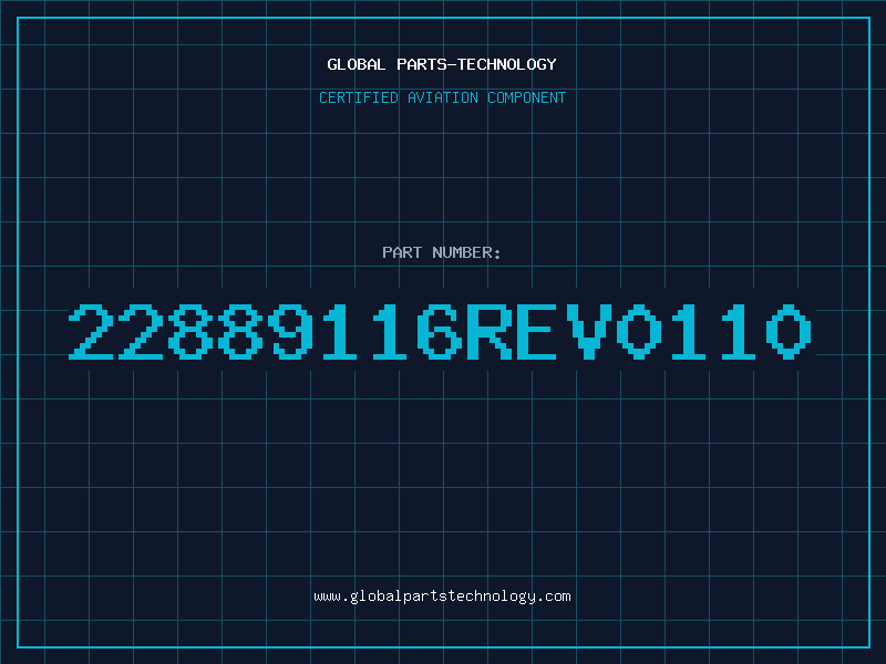 Aviation Part 22889116REV0110