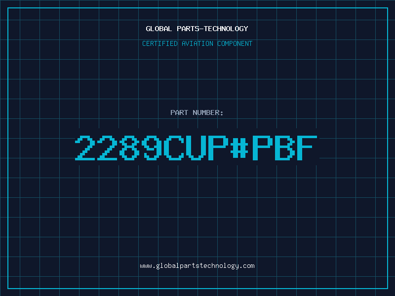 Aviation Part 2289CUP#PBF