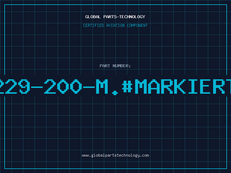 Aviation Part 229-200-M.#MARKIERT