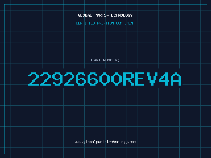 Aviation Part 22926600REV4A
