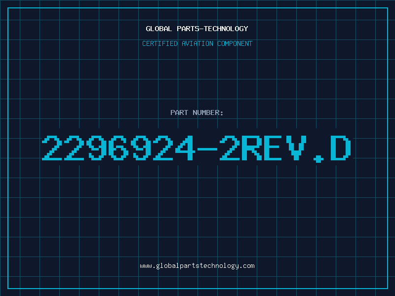Aviation Part 2296924-2REV.D