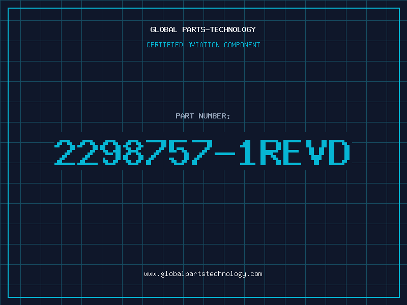 Aviation Part 2298757-1REVD