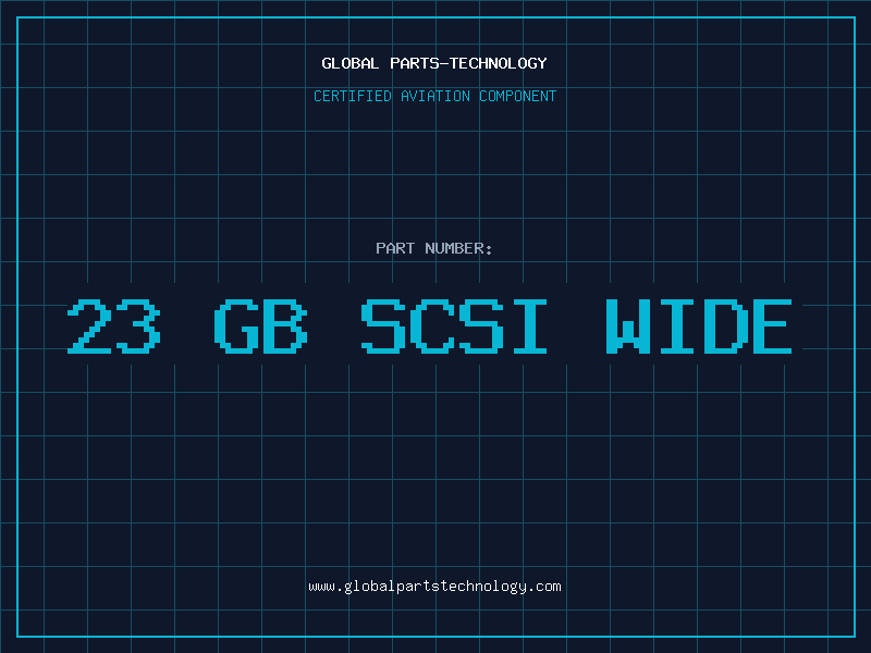 Aviation Part 23 GB SCSI WIDE