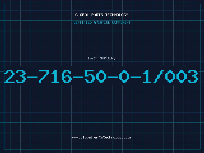 Aviation Part 23-716-50-0-1/003