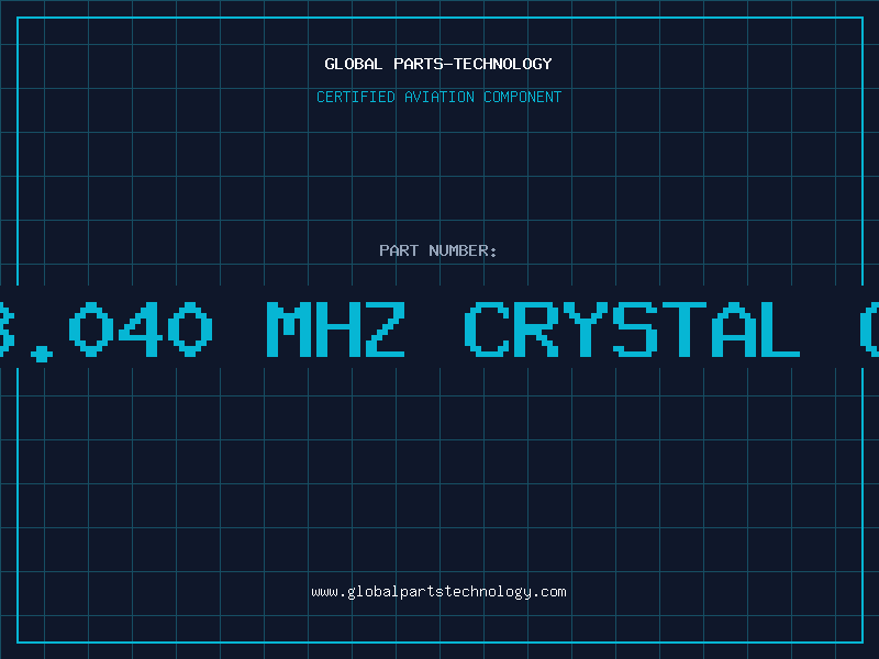 Aviation Part 23.040 MHZ CRYSTAL OS