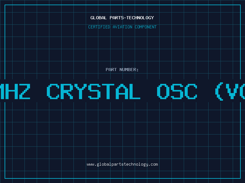 Aviation Part 23.1600 MHZ CRYSTAL OSC (VCXO) 95 D