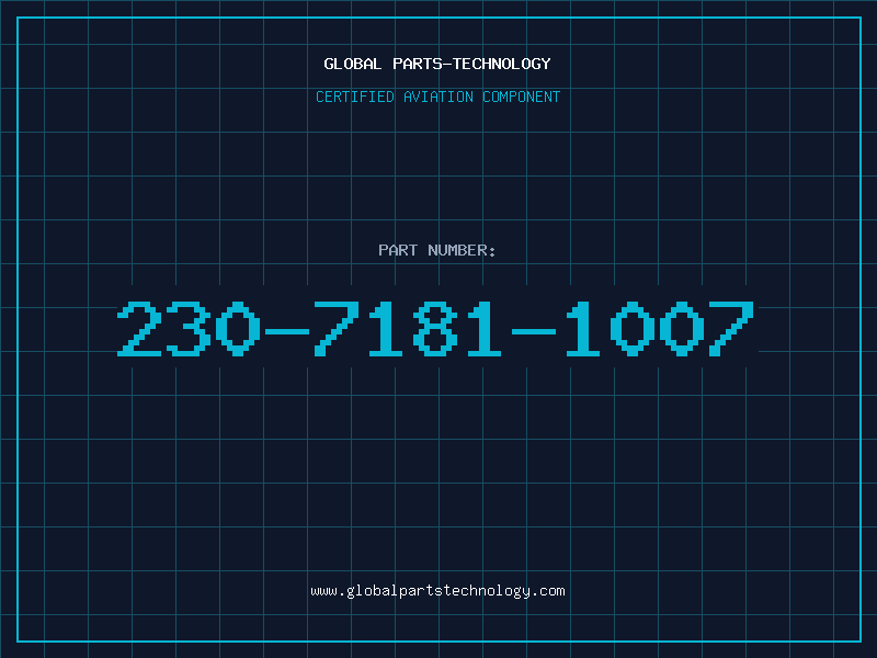 Aviation Part 230-7181-1007