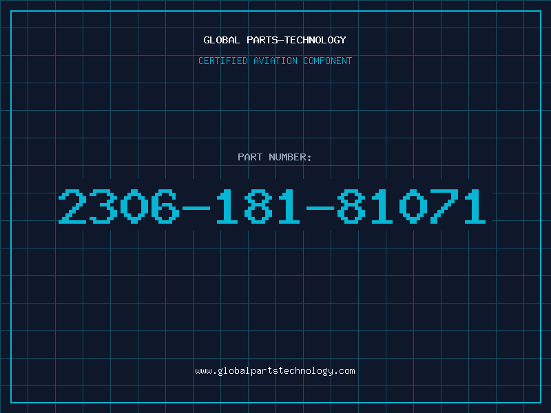 Aviation Part 2306-181-81071