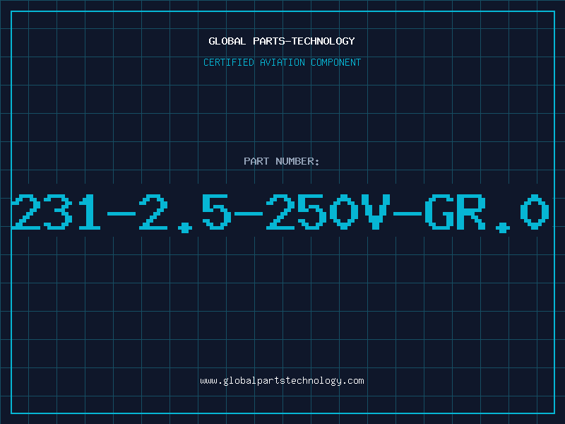 Aviation Part 231-2.5-250V-GR.0