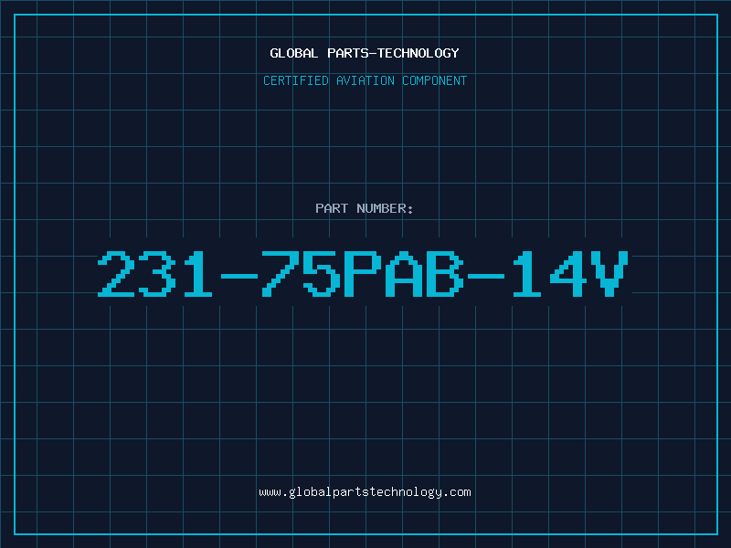 Aviation Part 231-75PAB-14V