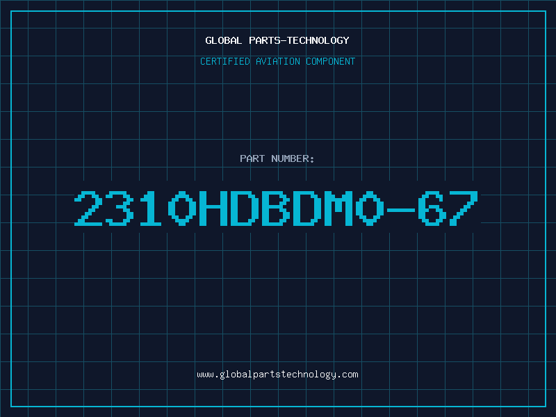 Aviation Part 2310HDBDM0-67
