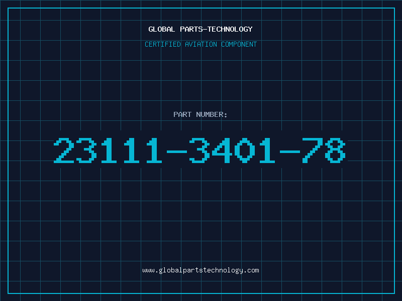 Aviation Part 23111-3401-78