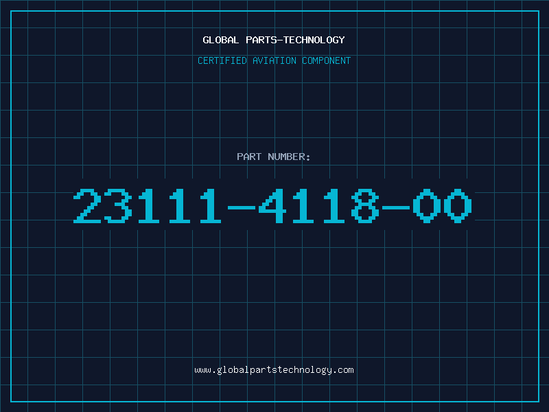 Aviation Part 23111-4118-00