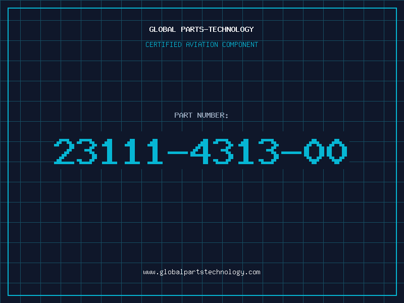 Aviation Part 23111-4313-00
