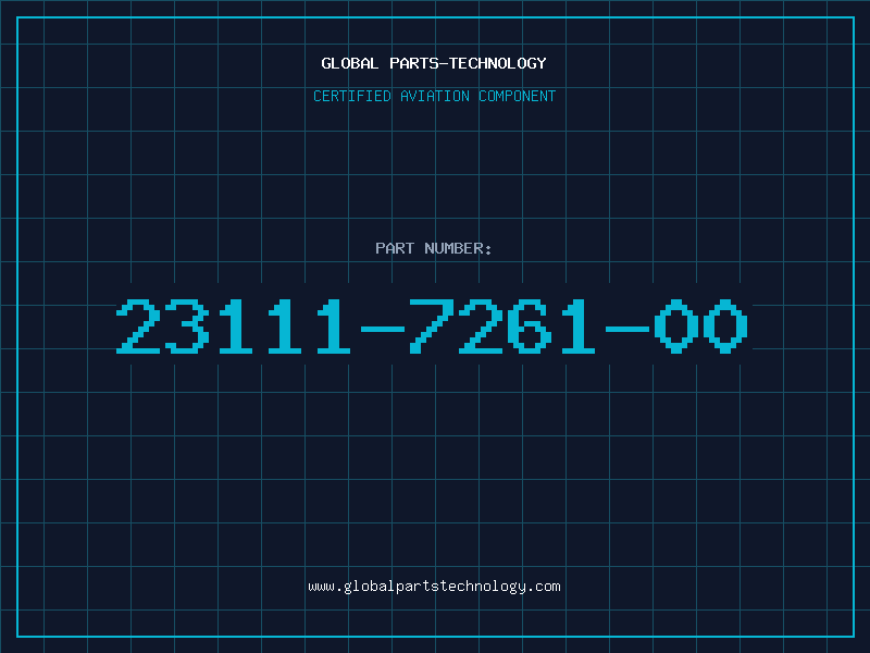 Aviation Part 23111-7261-00