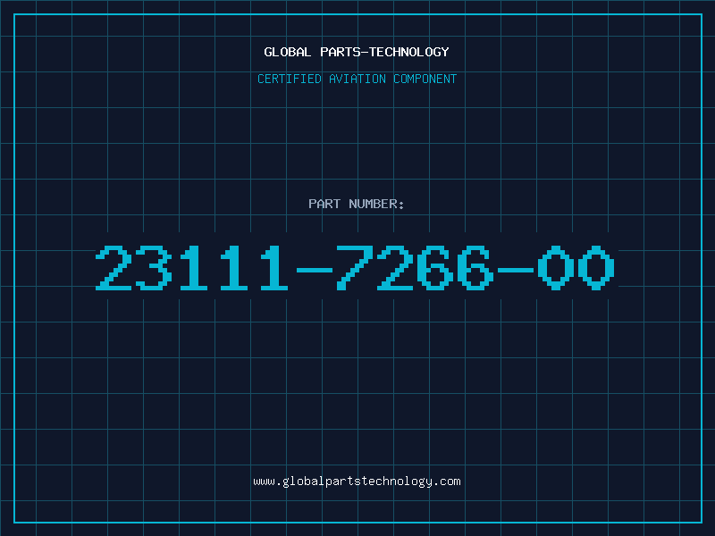 Aviation Part 23111-7266-00