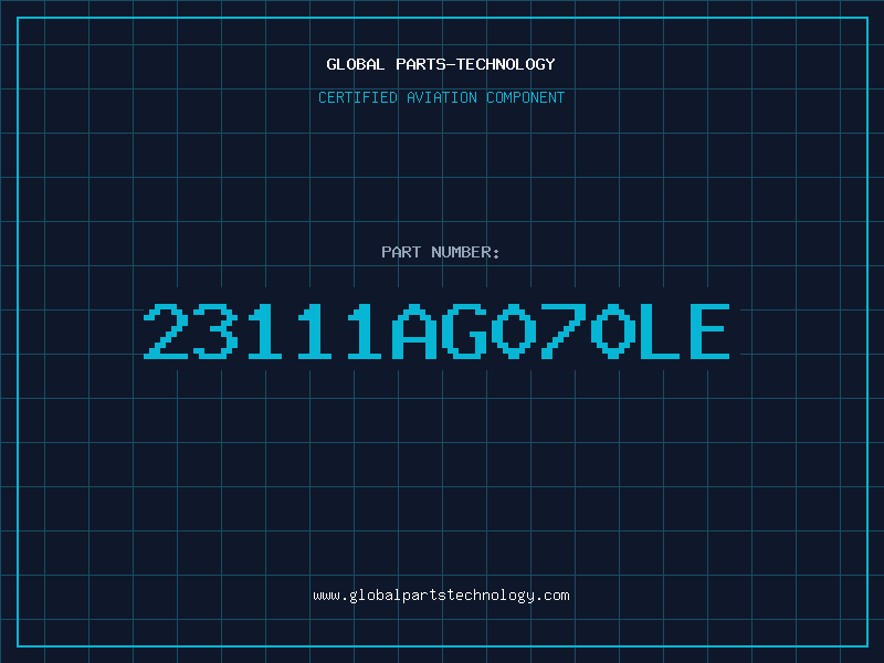 Aviation Part 23111AG070LE
