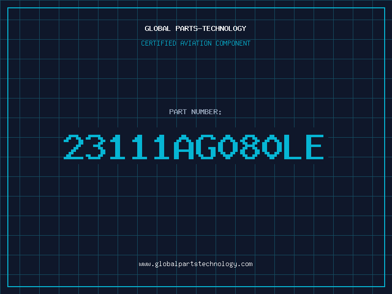 Aviation Part 23111AG080LE