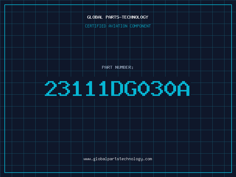 Aviation Part 23111DG030A