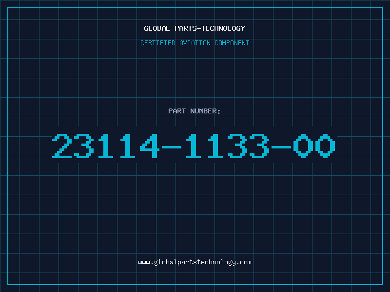 Aviation Part 23114-1133-00