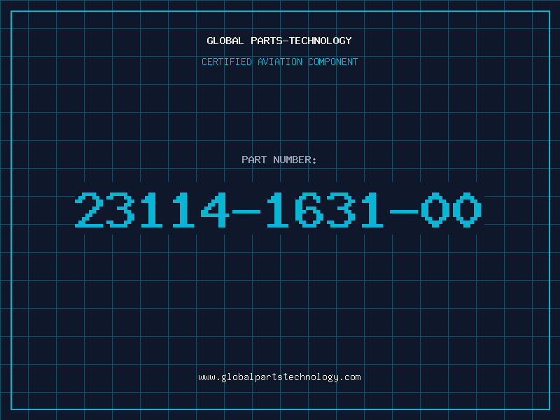 Aviation Part 23114-1631-00