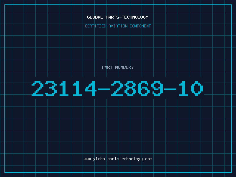 Aviation Part 23114-2869-10