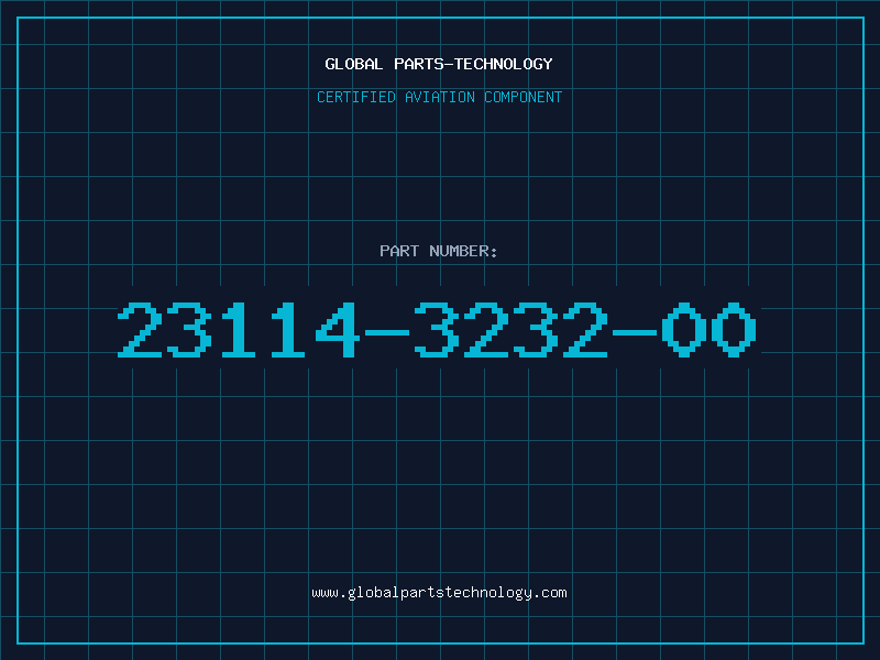 Aviation Part 23114-3232-00