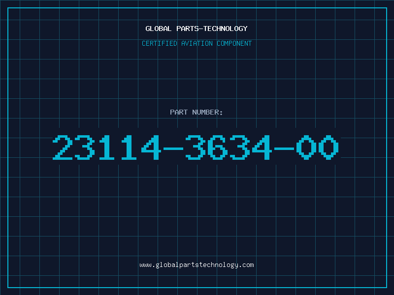 Aviation Part 23114-3634-00