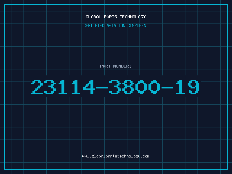 Aviation Part 23114-3800-19