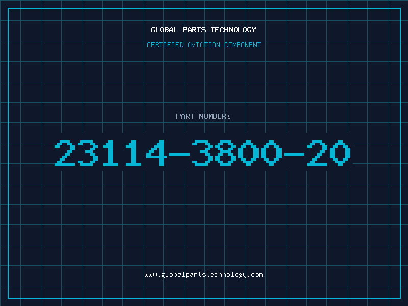 Aviation Part 23114-3800-20