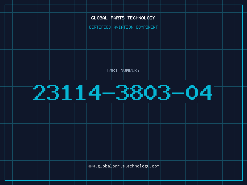 Aviation Part 23114-3803-04