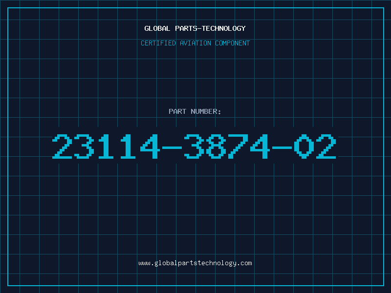 Aviation Part 23114-3874-02