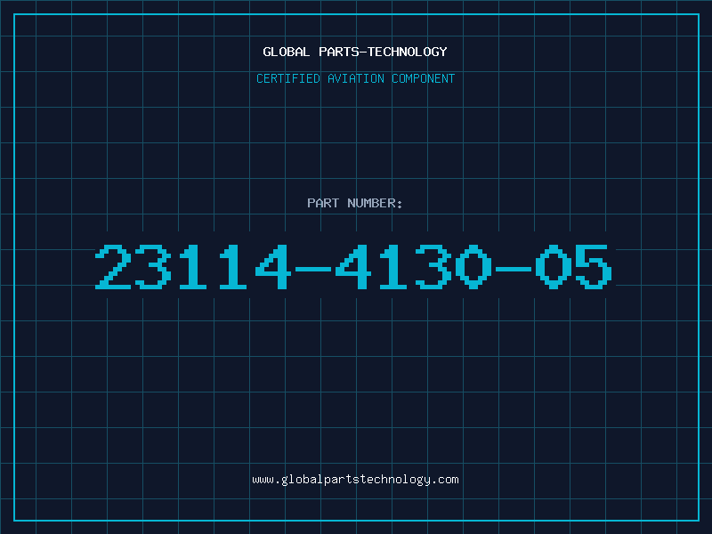Aviation Part 23114-4130-05