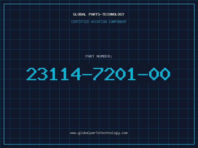 Aviation Part 23114-7201.00