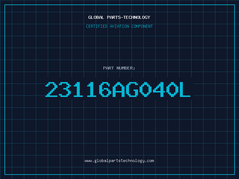 Aviation Part 23116AG040L