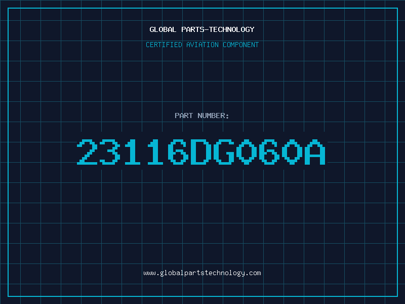 Aviation Part 23116DG060A