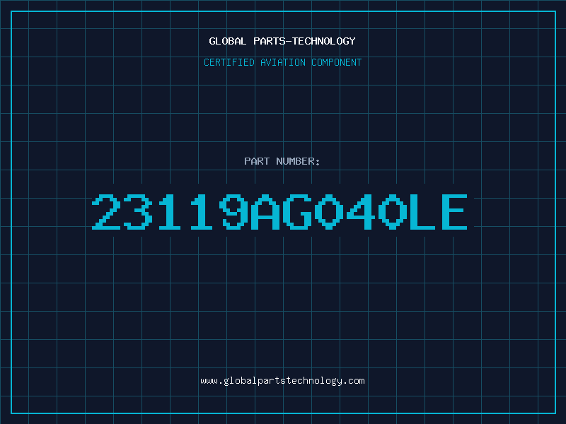 Aviation Part 23119AG040LE