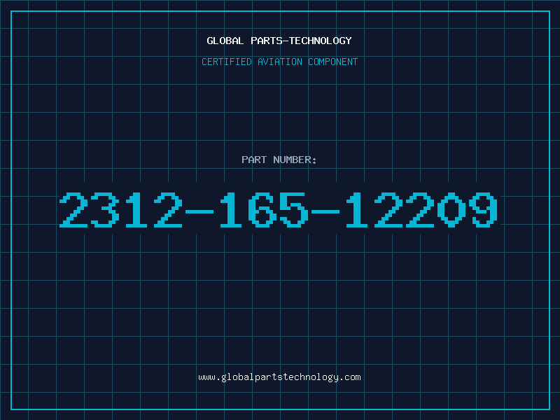 Aviation Part 2312-165-12209