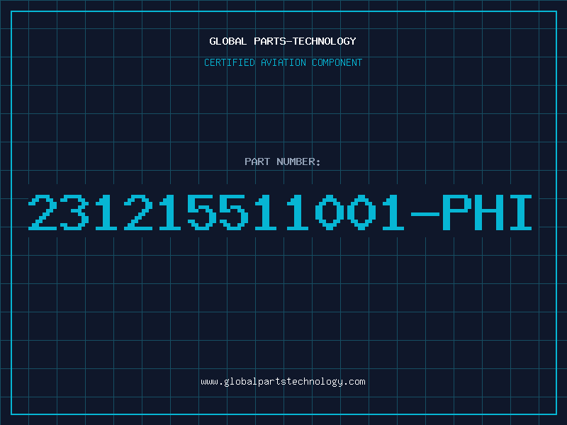 Aviation Part 231215511001-PHI