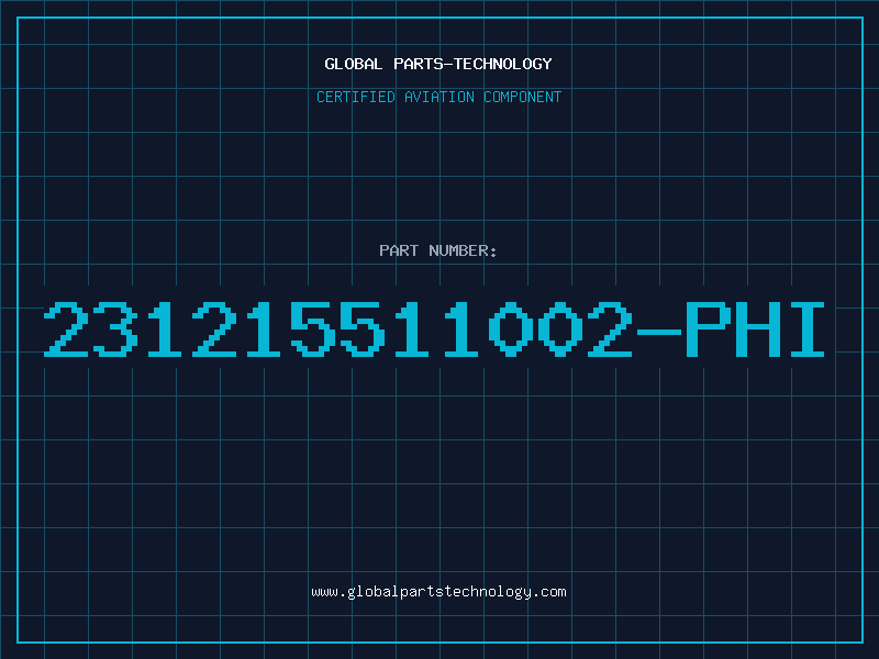 Aviation Part 231215511002-PHI