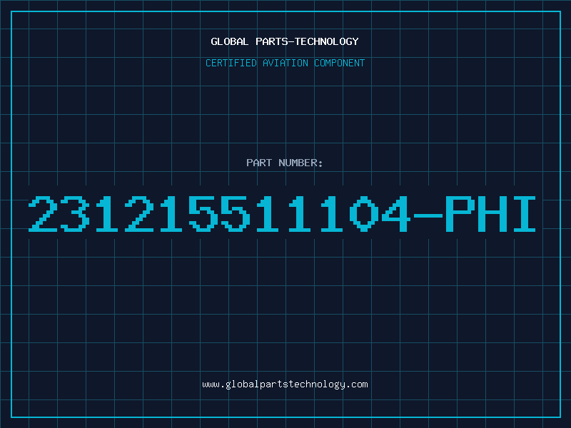 Aviation Part 231215511104-PHI