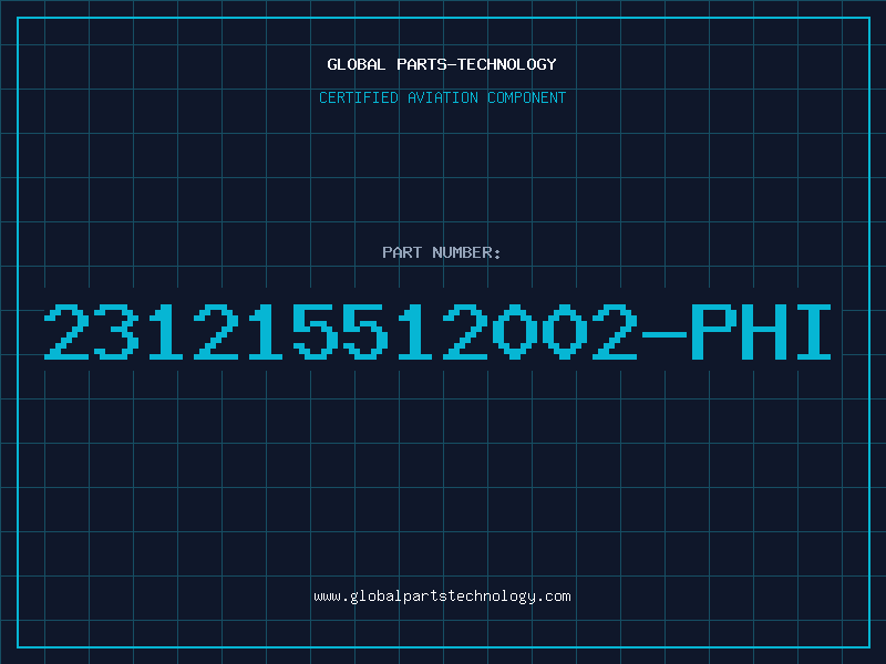 Aviation Part 231215512002-PHI