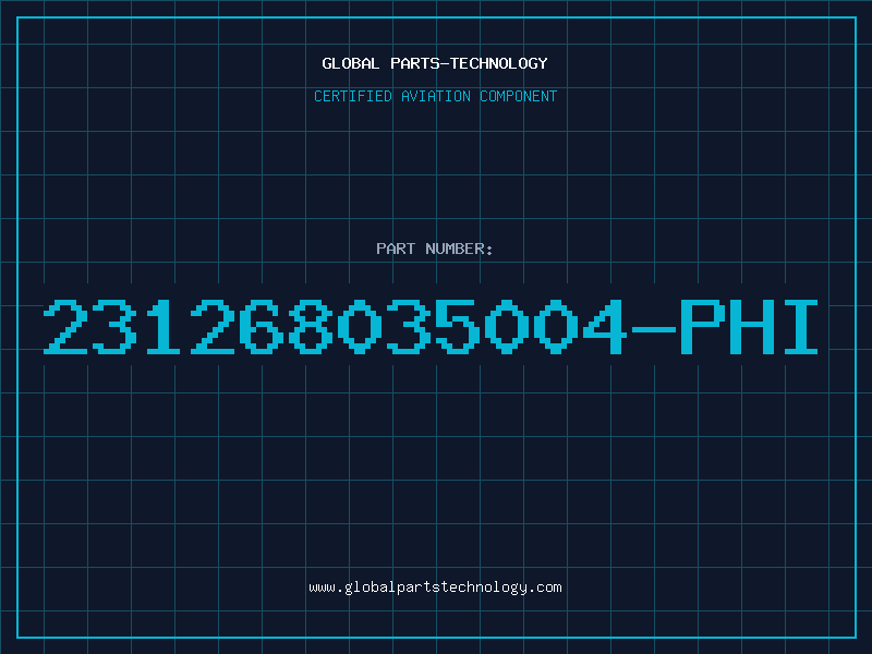 Aviation Part 231268035004-PHI