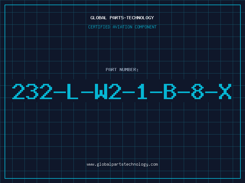 Aviation Part 232-L-W2-1-B-8-X