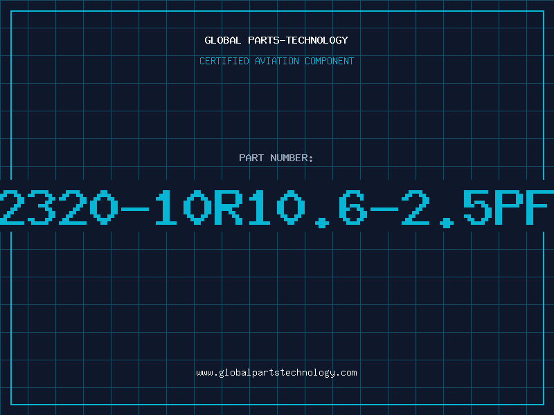 Aviation Part 2320-10R10.6-2.5PF
