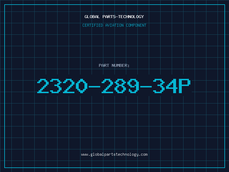 Aviation Part 2320-289-34P