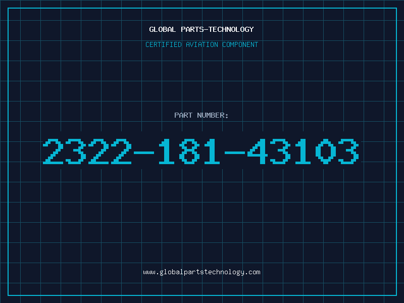 Aviation Part 2322-181-43103